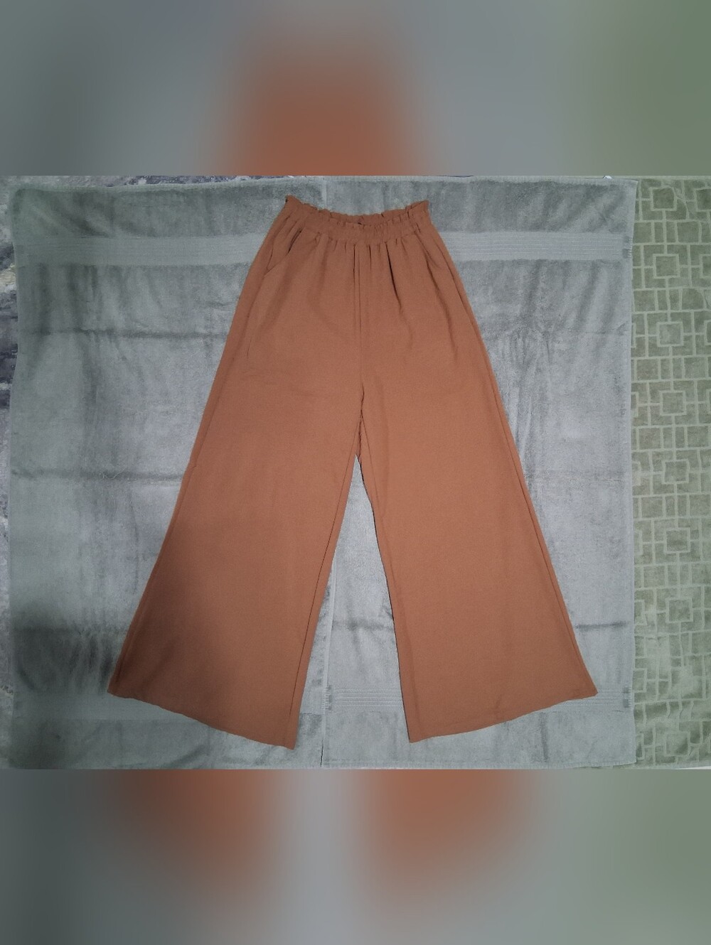 Light Brown Streetwear Society Wide-Leg Pants
